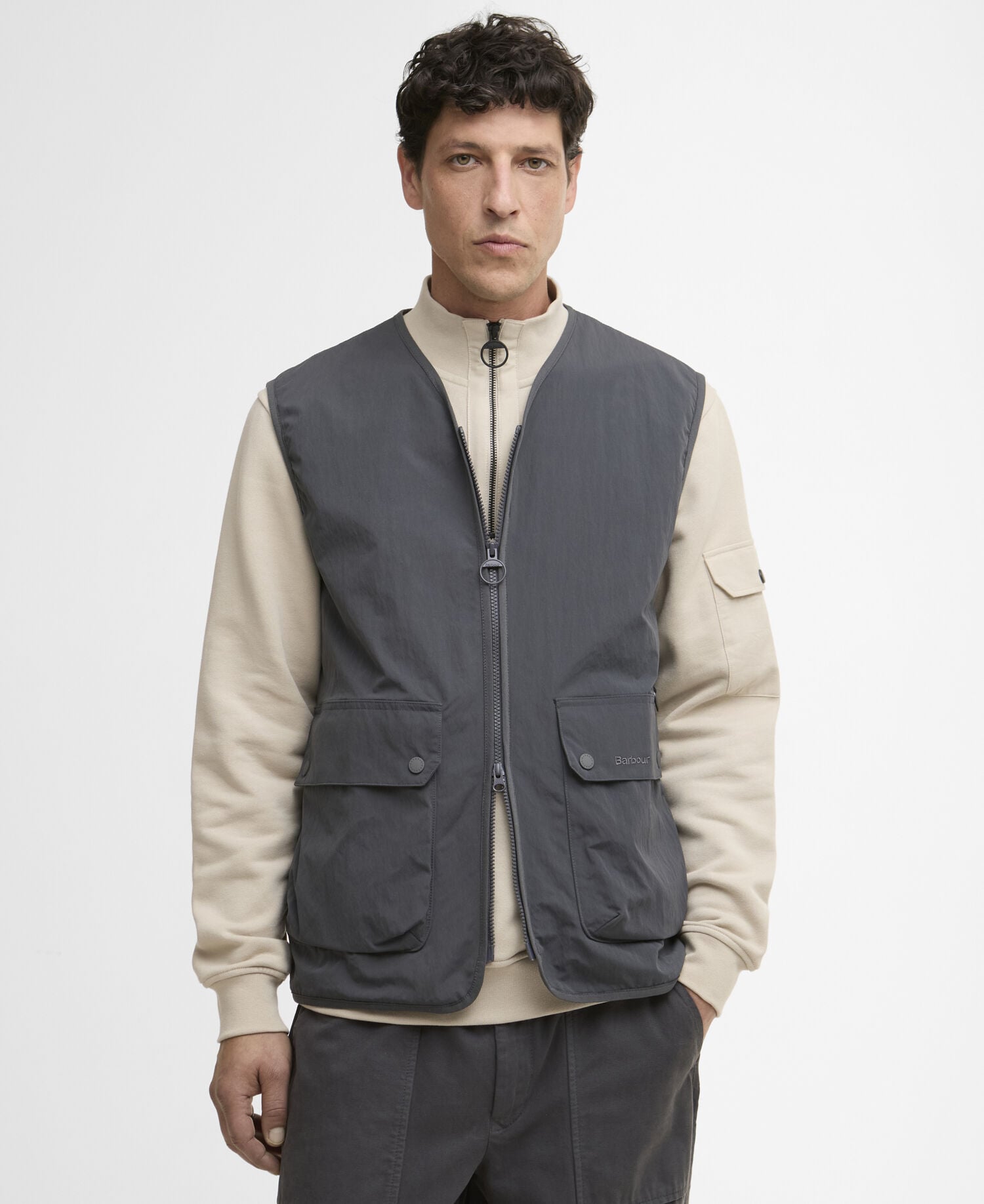 Re-Engineered Flyweight Gilet Asphalt