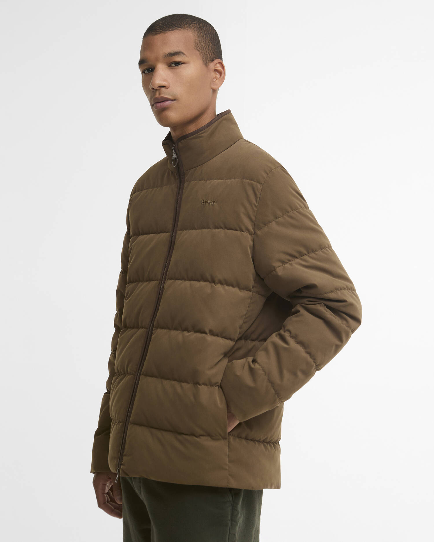 Noree Quilted Jacket Dark Sand image number 4