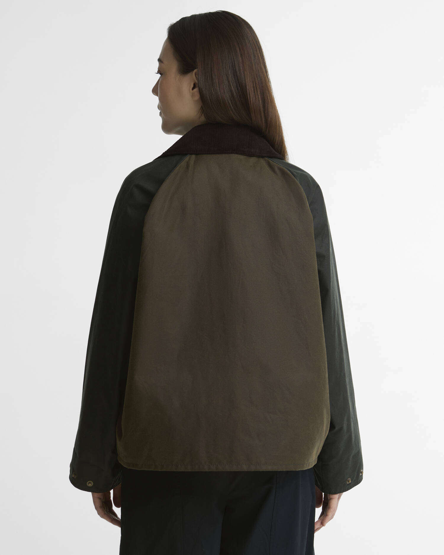 Patchwork Transport Waxed Jacket Sage/Beech/Bordeaux/Grey/Mixed Tartan image number 2