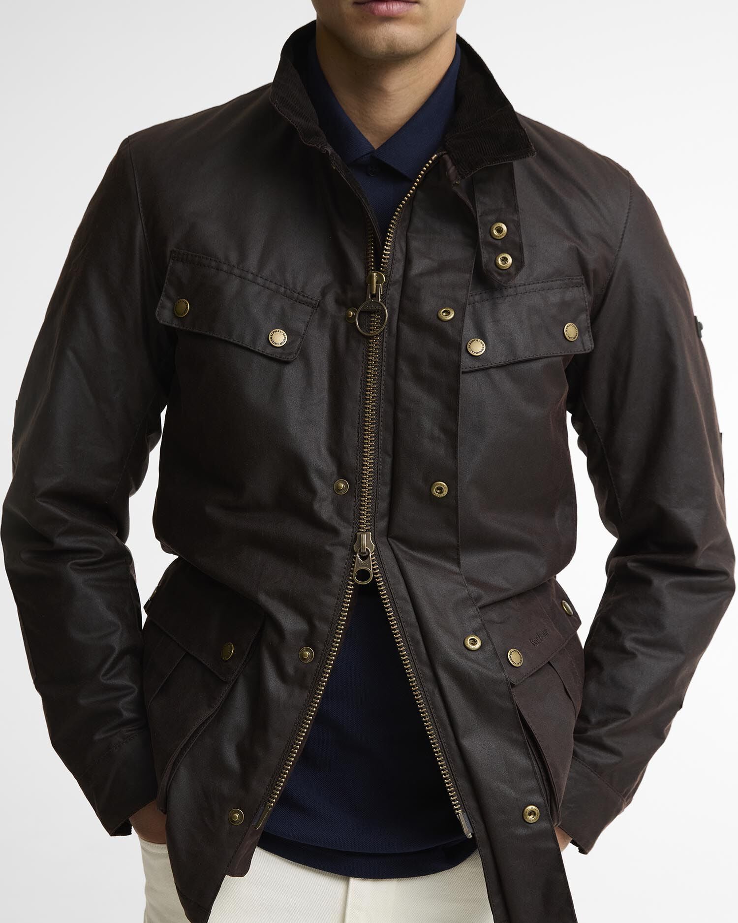 Wachsjacke Tourer Duke Black Oak