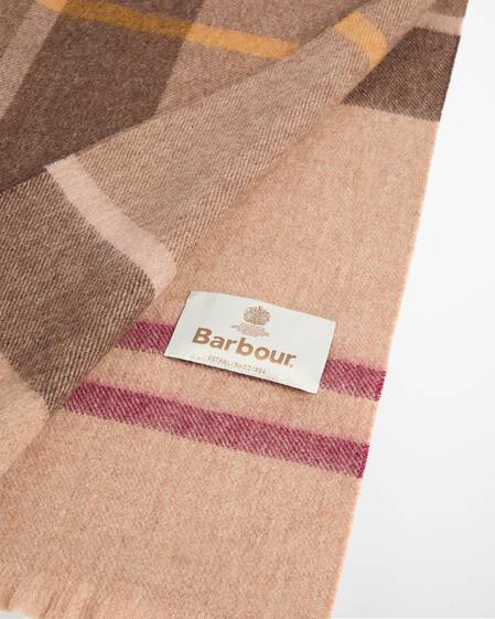 Rosefield Tartan Scarf Muted Tartan