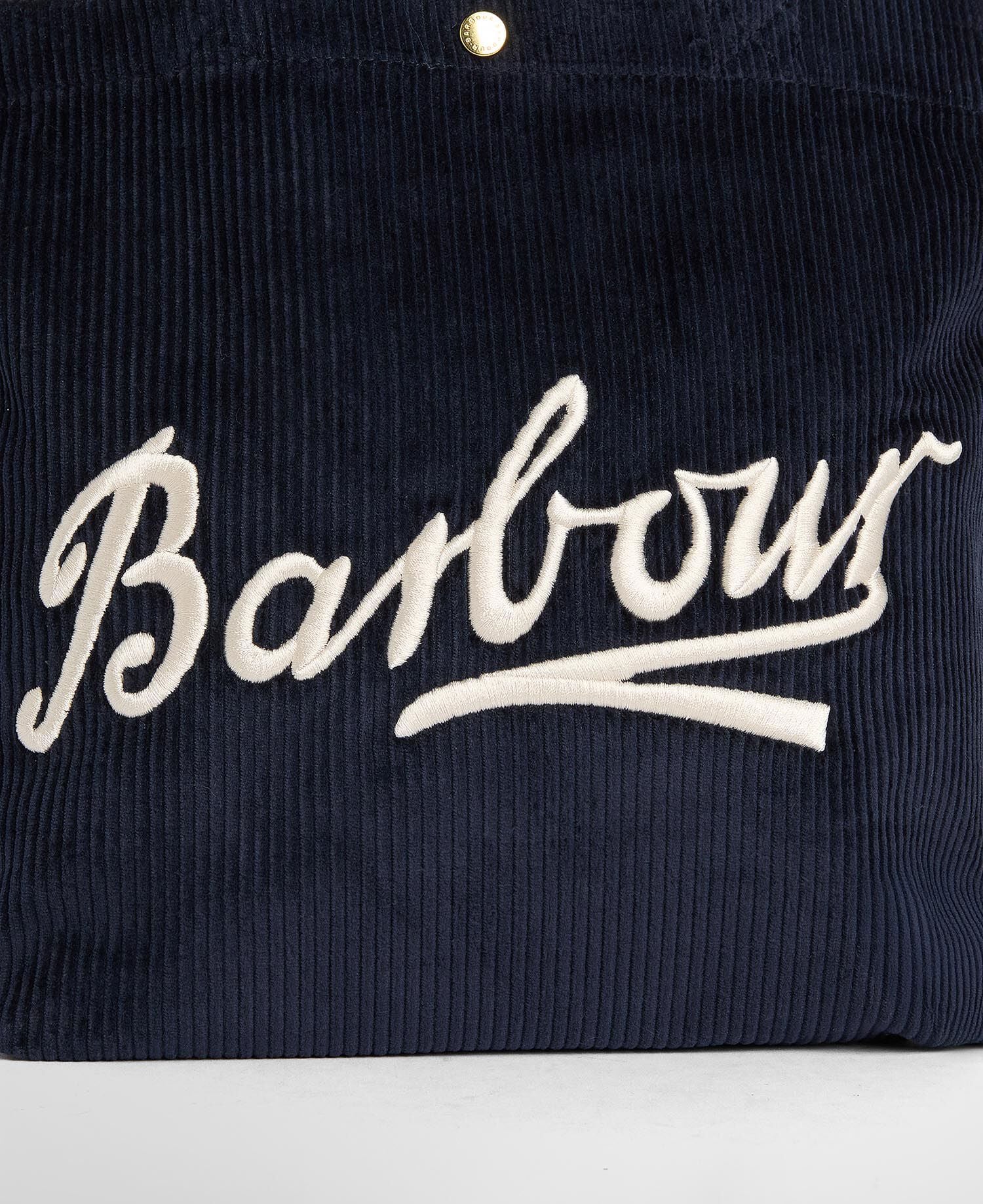 Barbour Tote Bag Carrick Cord Mini Navy