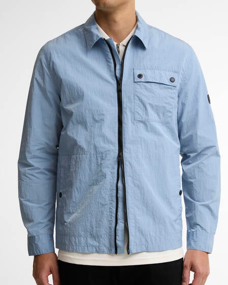 Inline Overshirt Powder Blue