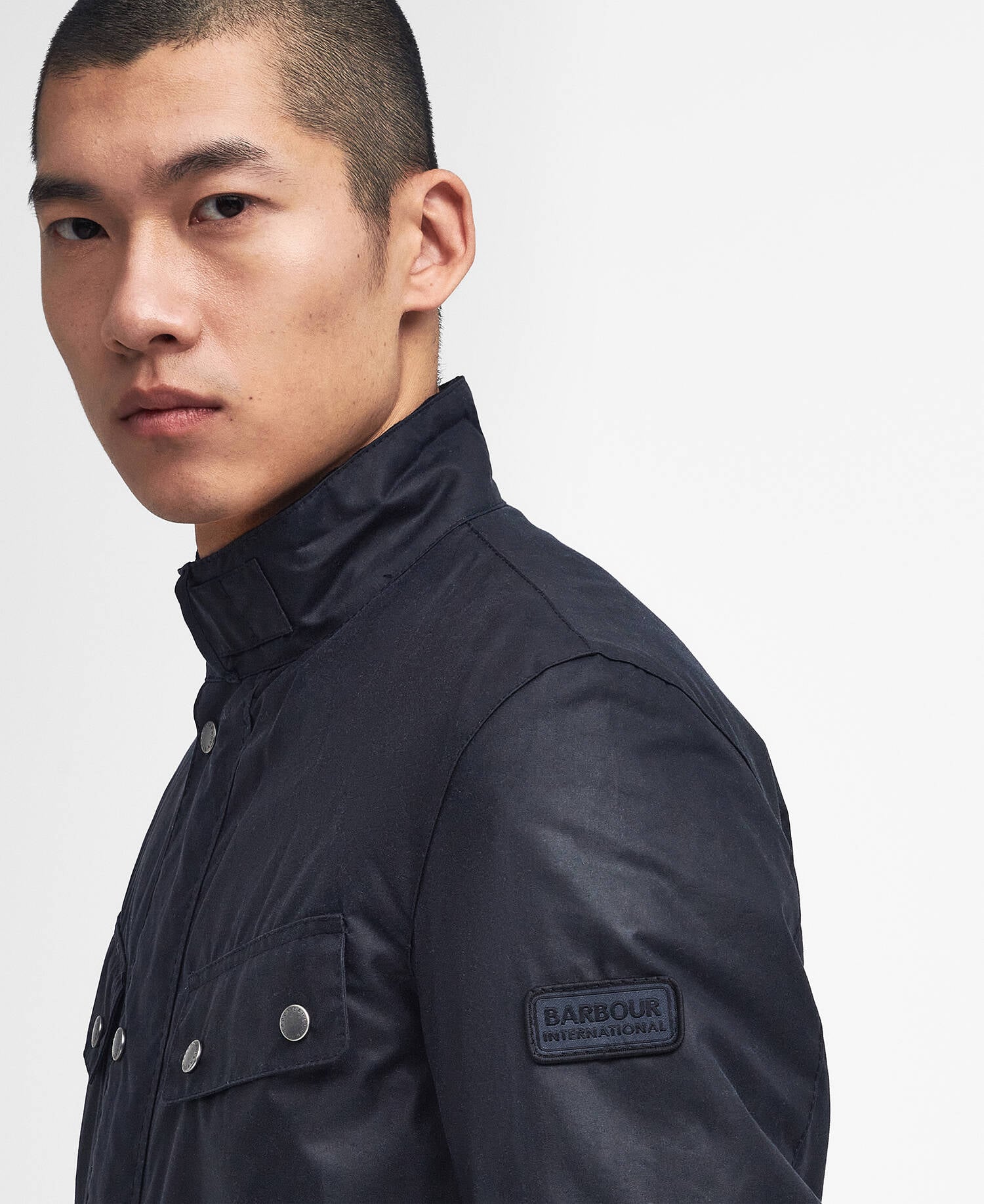 Duke Waxed Jacket Classic Navy image number 3