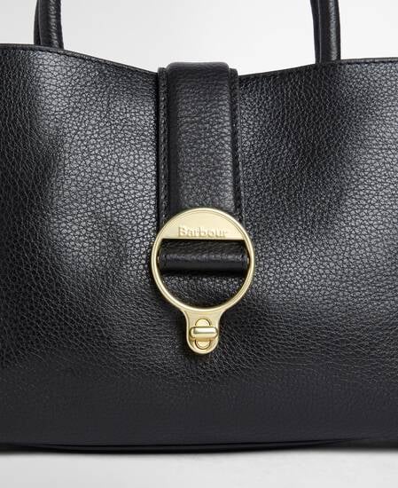 Alder Mini  Leather Tote Bag Black