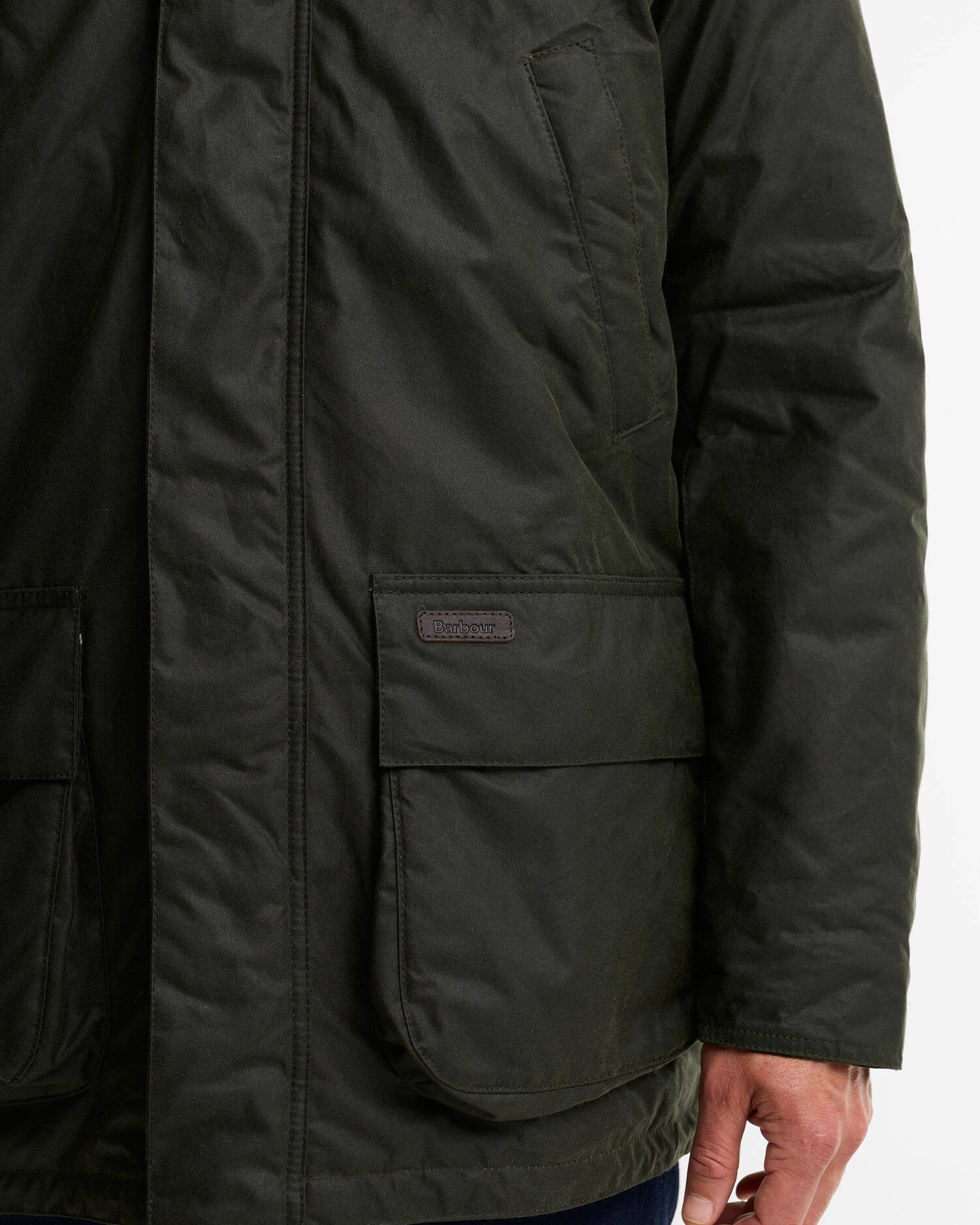 Bleaberry Waxed Jacket Fern image number 5