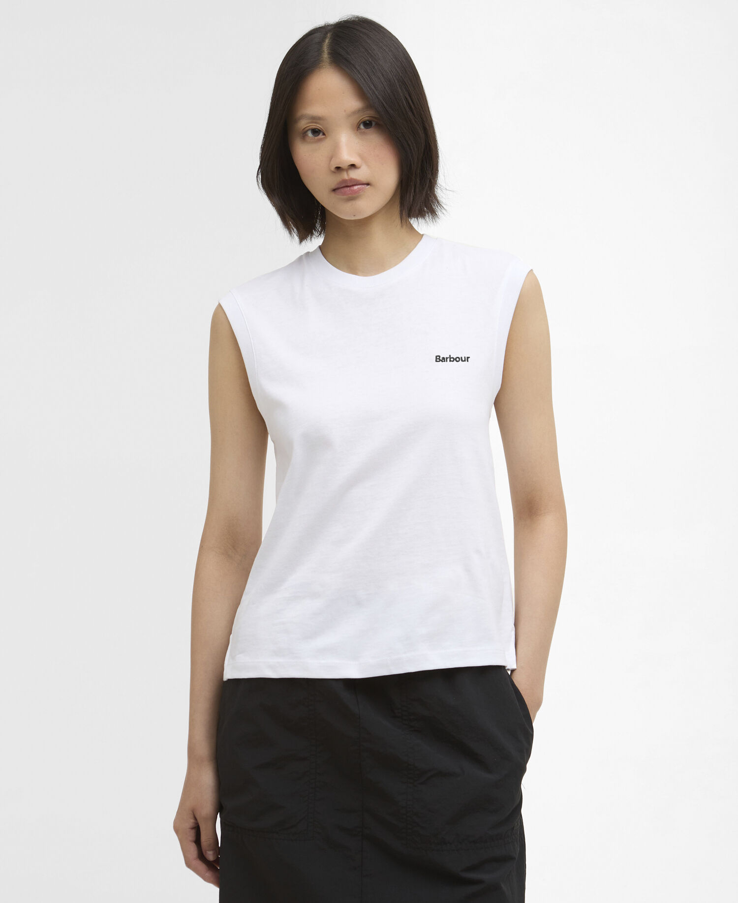 Top senza maniche Rowane White