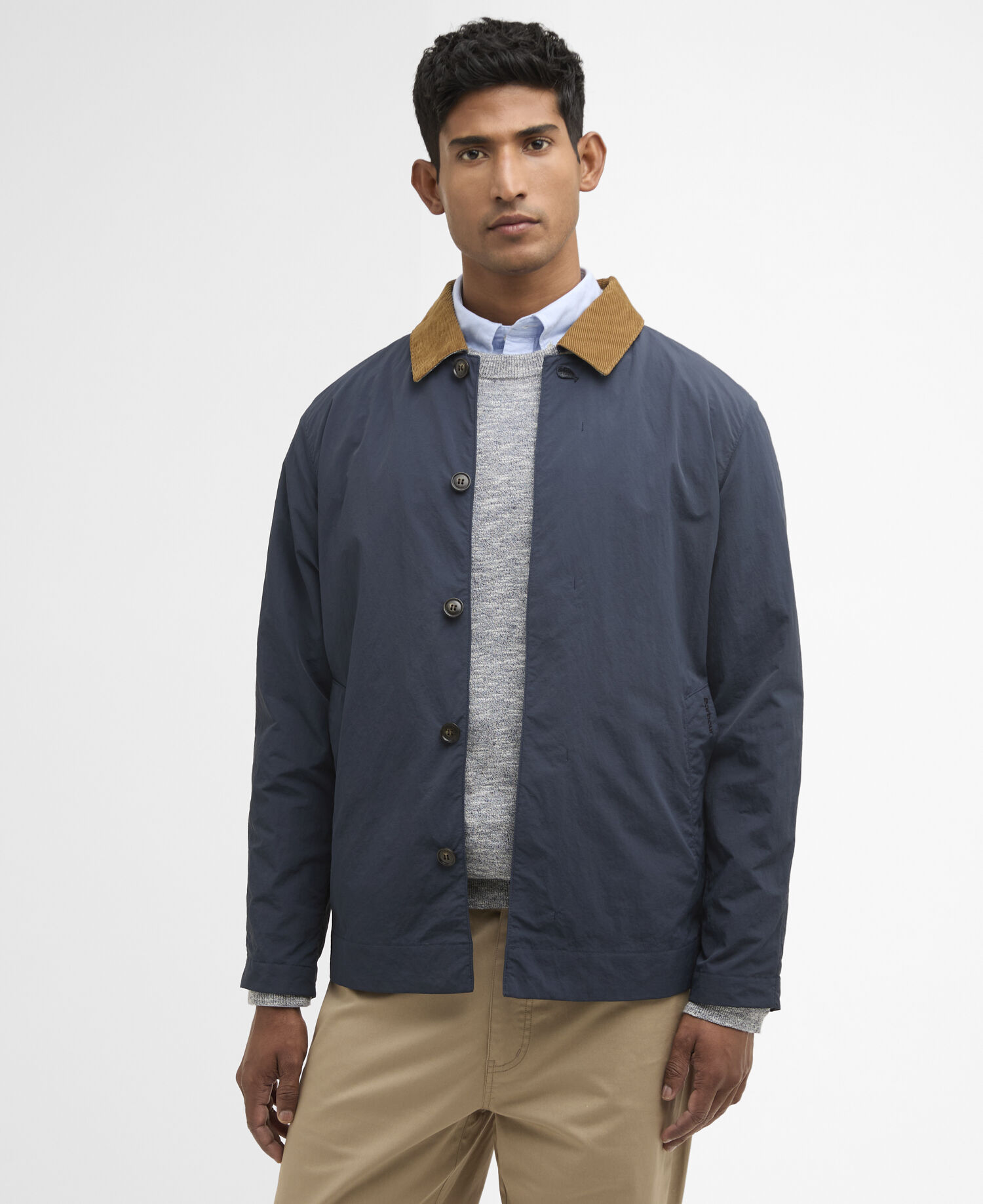 Short Rokig Showerproof Jacket Navy