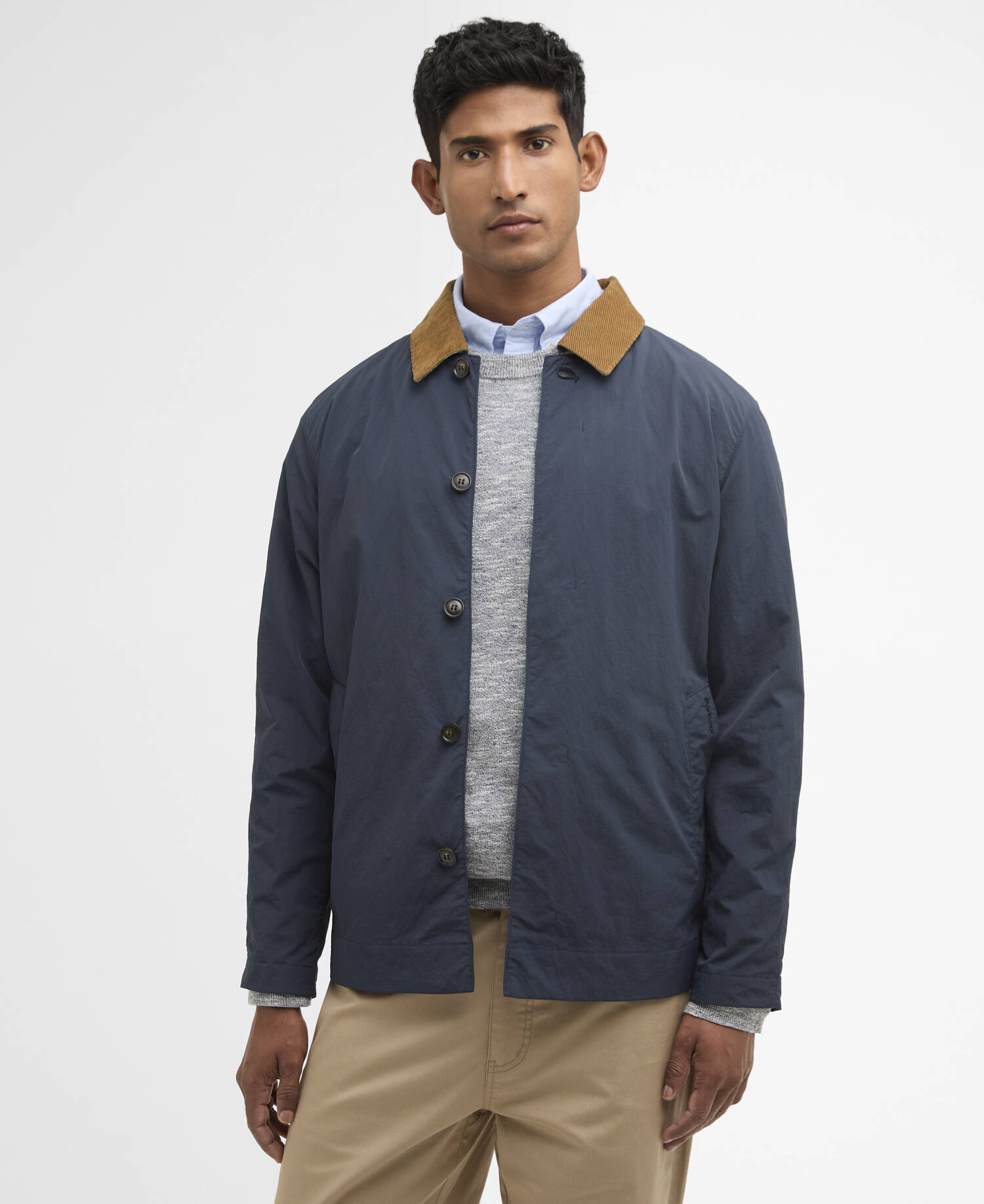 Short Rokig Showerproof Jacket Navy image number 0