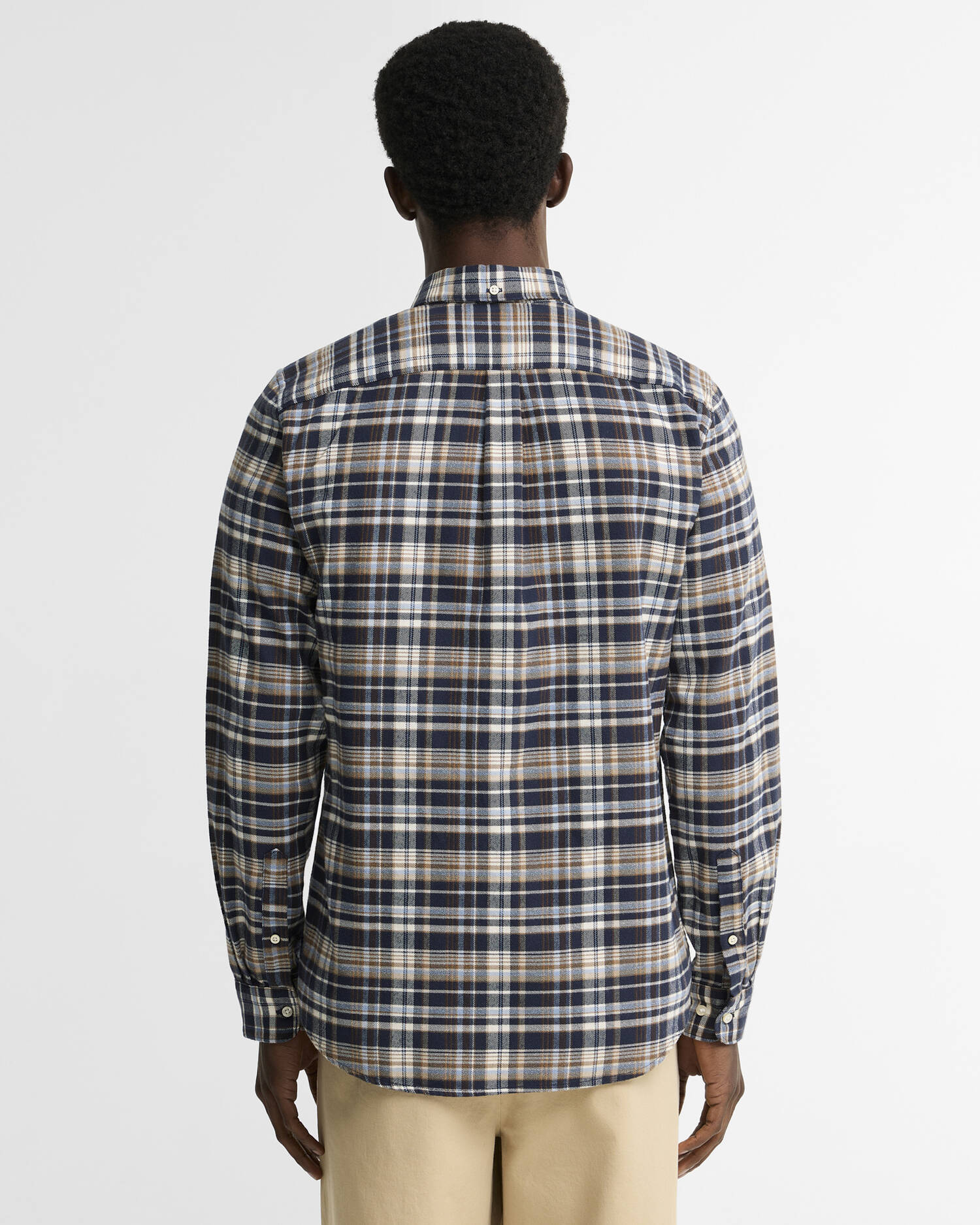 Northfell Tailored Long-Sleeved Shirt Navy image number 2
