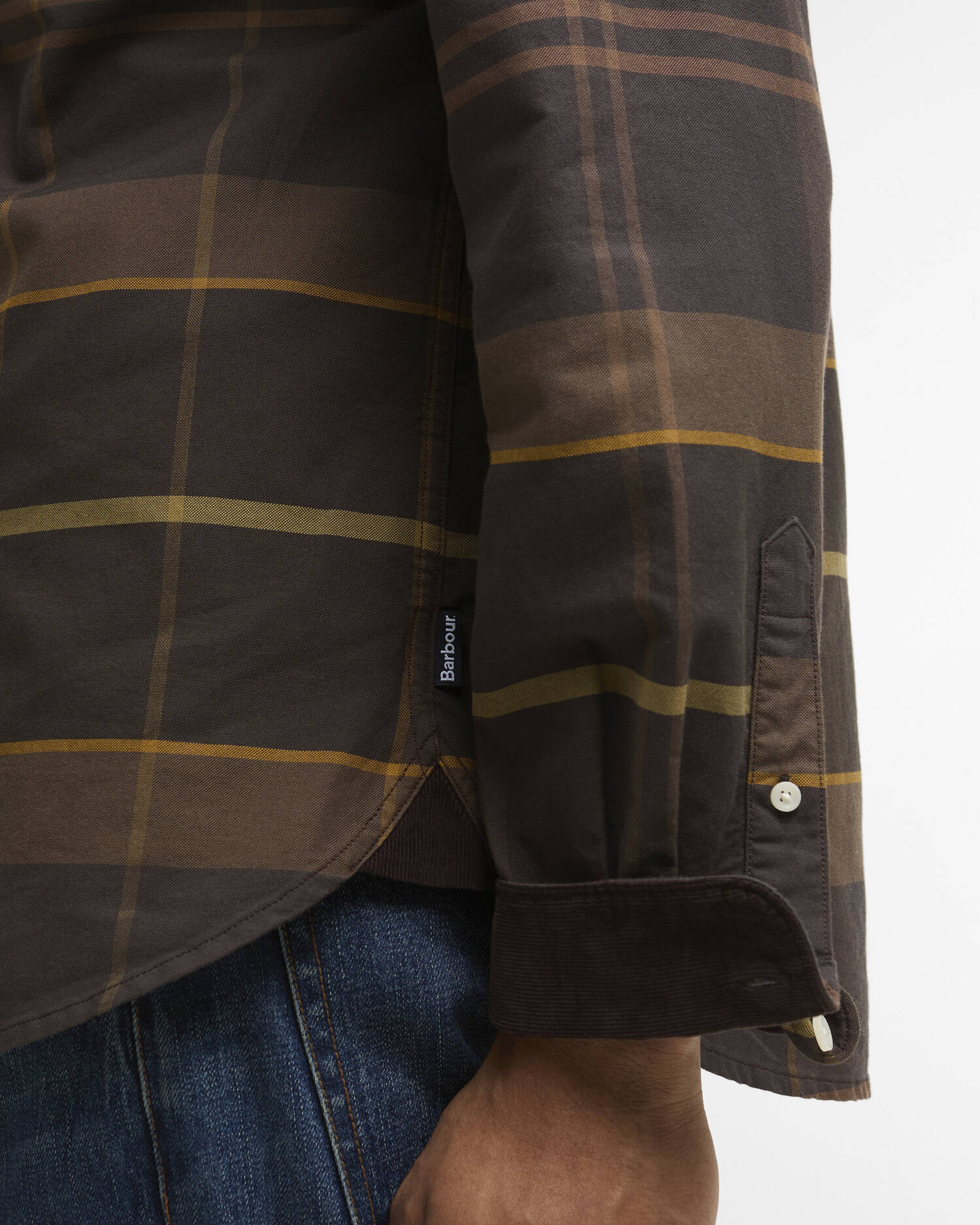 Mineral Tartan Dunoon Authentic-Fit Shirt Dried Bracken image number 4