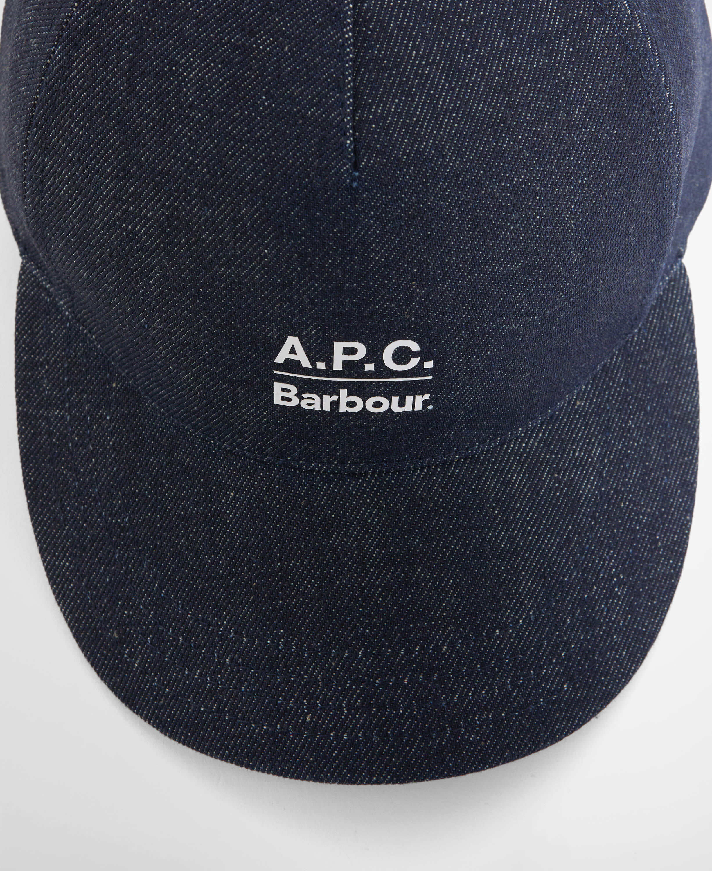 Cappellino in denim Barbour x A.P.C. Denim