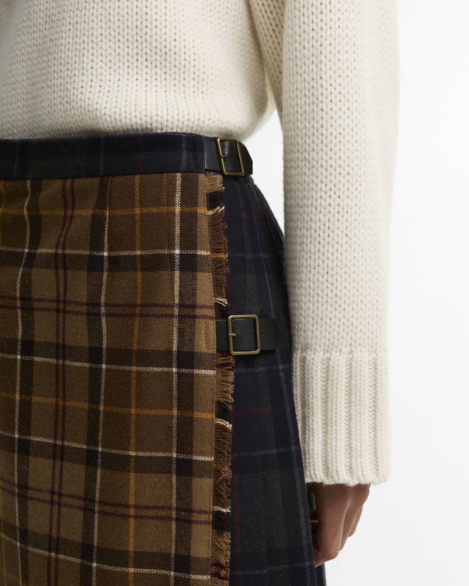 Hazelwood Tartan Midi Skirt Multi image number 3