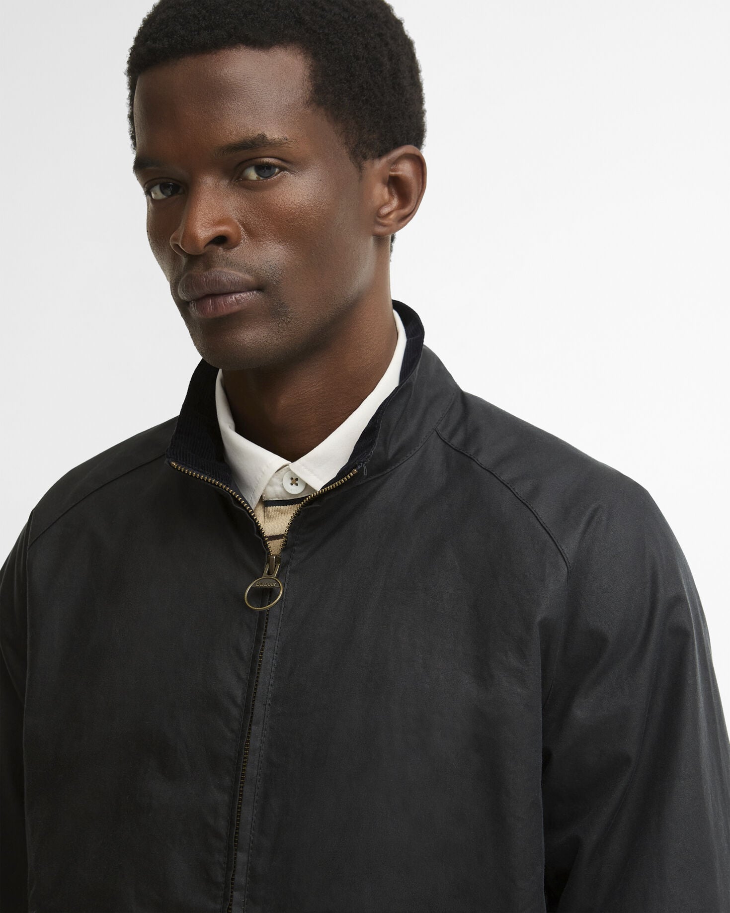 Chelsea Blouson Waxed Jacket Navy