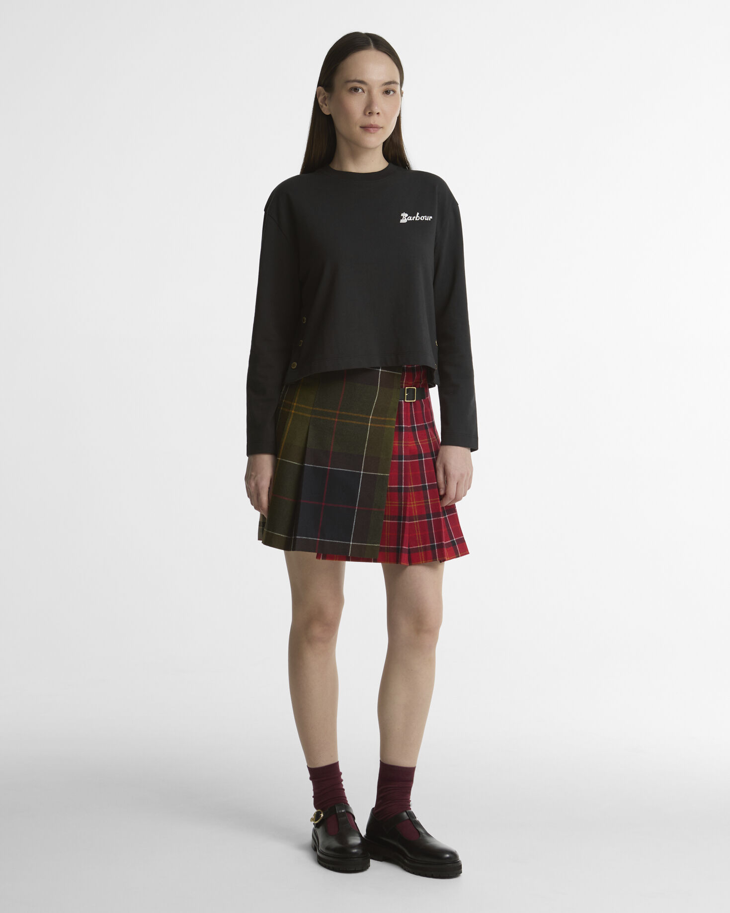 Mini gonna in tartan Gillian Cardinal Tartan Multi