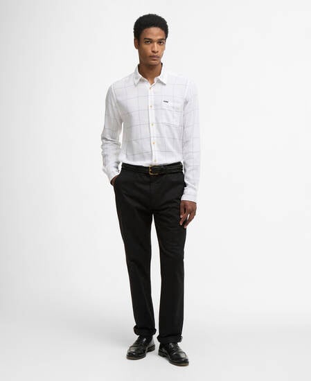 Citywell Tattersall Tailored Shirt White