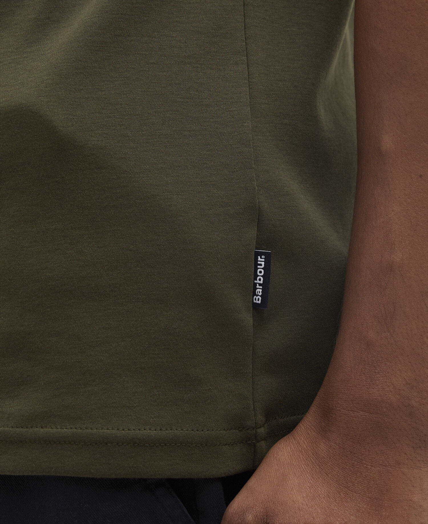 Corpatch Tailored Short-Sleeved Polo Shirt Dark Olive
