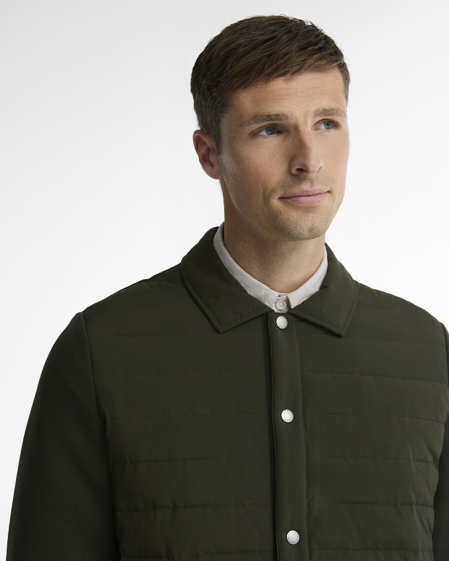 Knowle Quilted Sweatshirt Sage