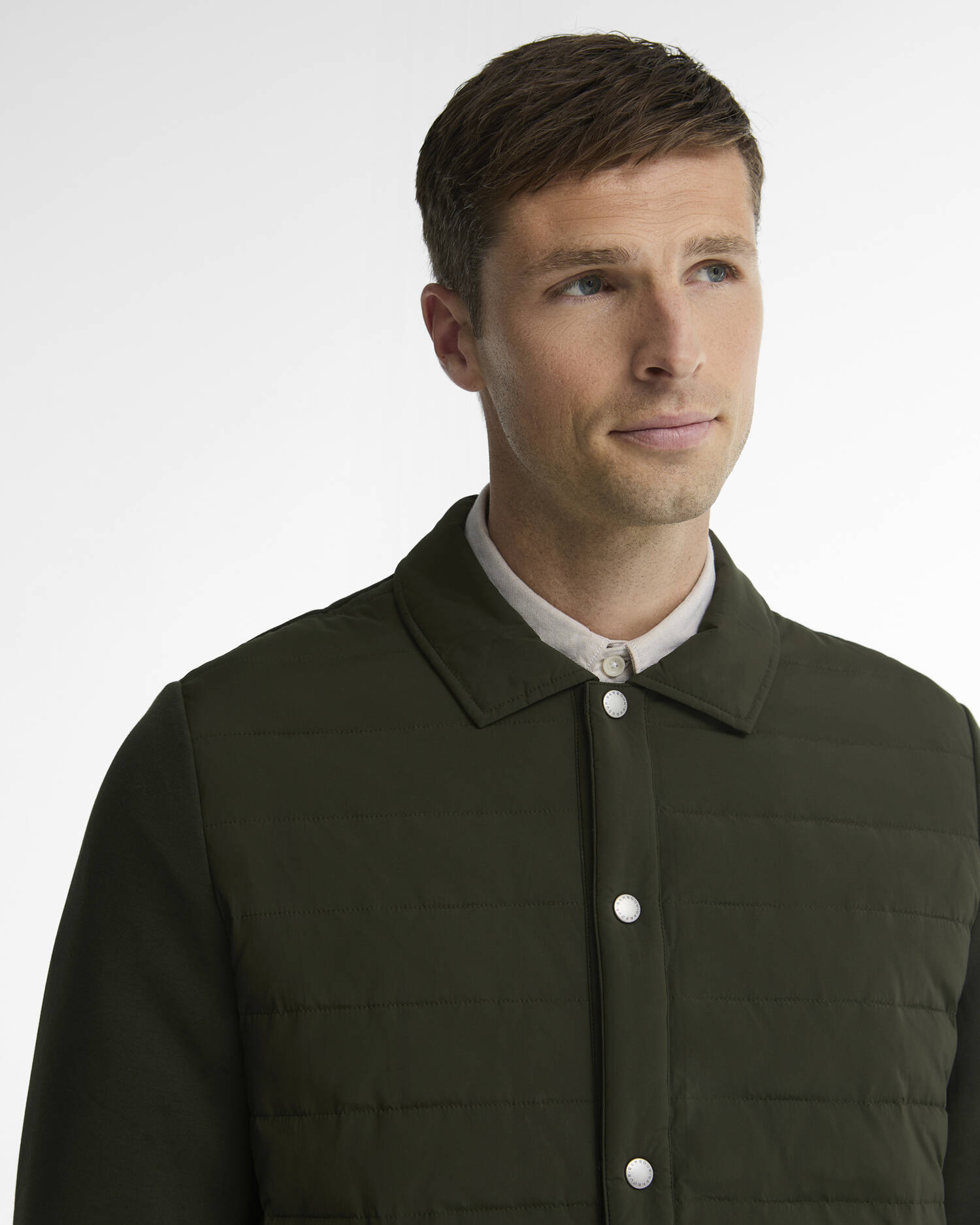 Knowle Quilted Sweatshirt Sage image number 3
