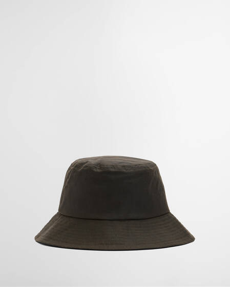 Barbour Bucket Hat Delilah Waxed Olive