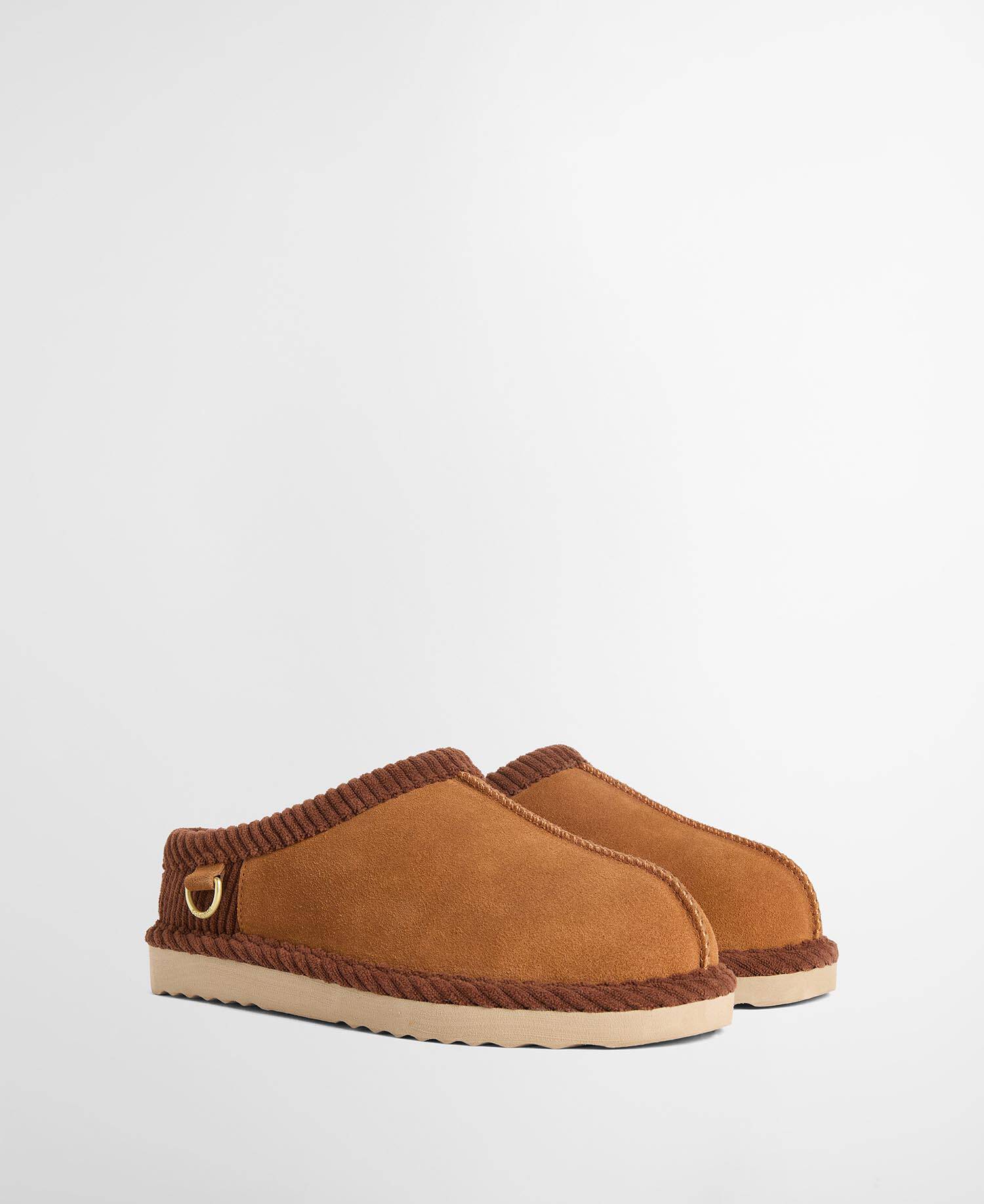 Barbour Hausschuhe Corbridge Tan Suede image number 1