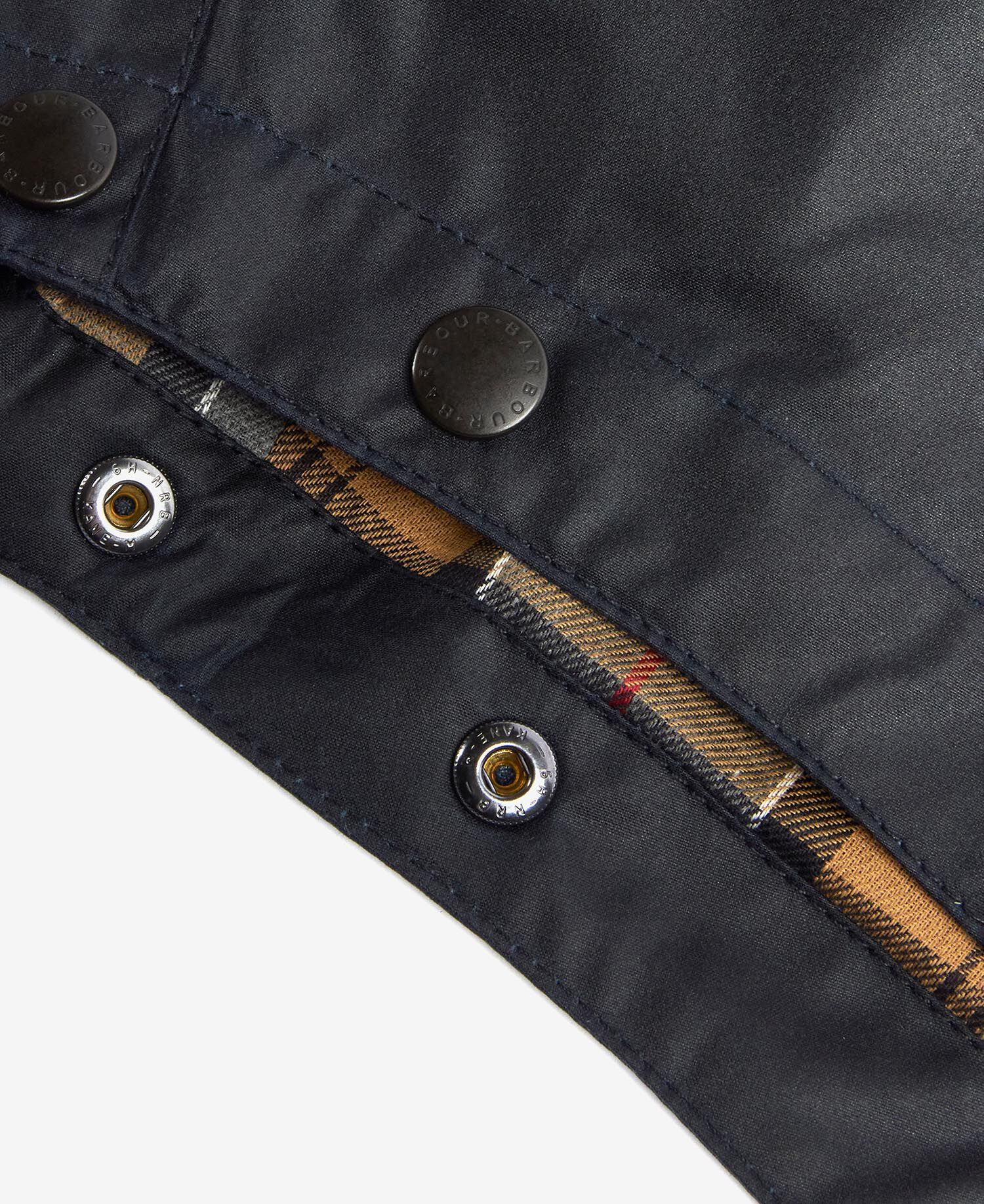 Waxed Cotton Hood Classic Navy