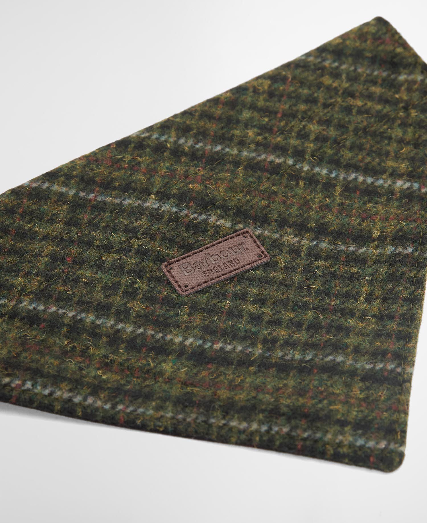 Wilkin Dog Bandana Olive Check