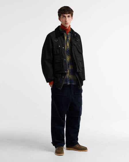 Giacca casual 3 in 1 Barbour x Norbit Black