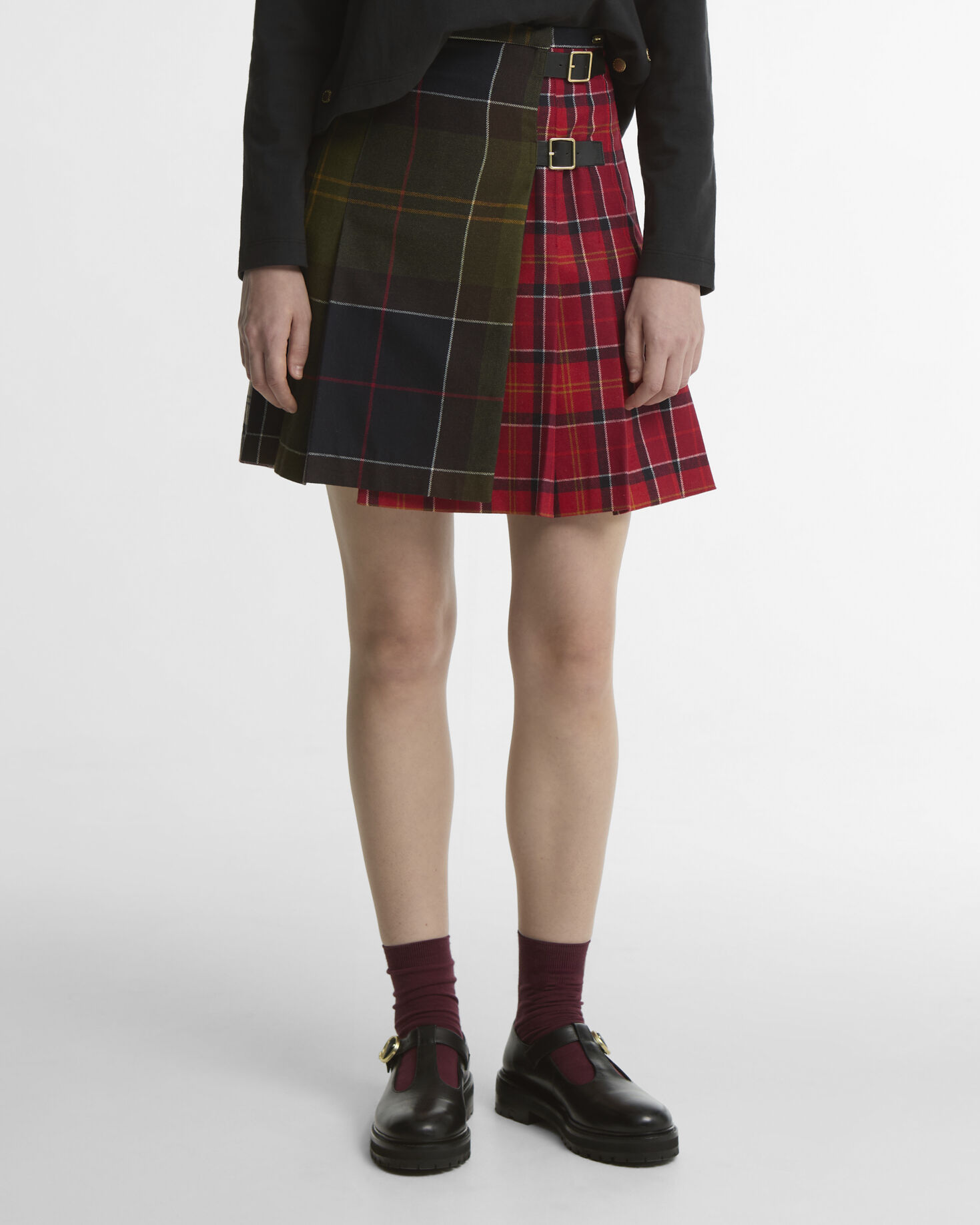 Mini gonna in tartan Gillian Cardinal Tartan Multi