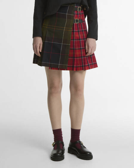 Barbour Rock Gillian Tartan Mini Cardinal Tartan Multi