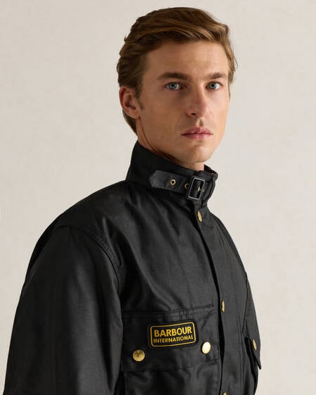 International Original Waxed Jacket Classic Black