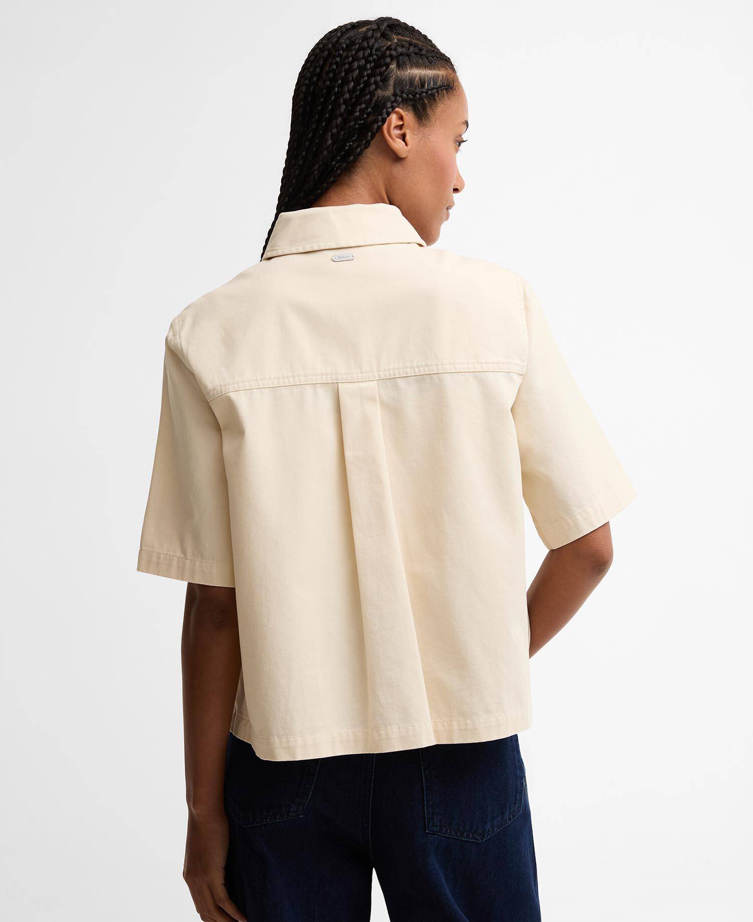 Aylesby Boxy Short-Sleeved Shirt Original Ecru image number 2