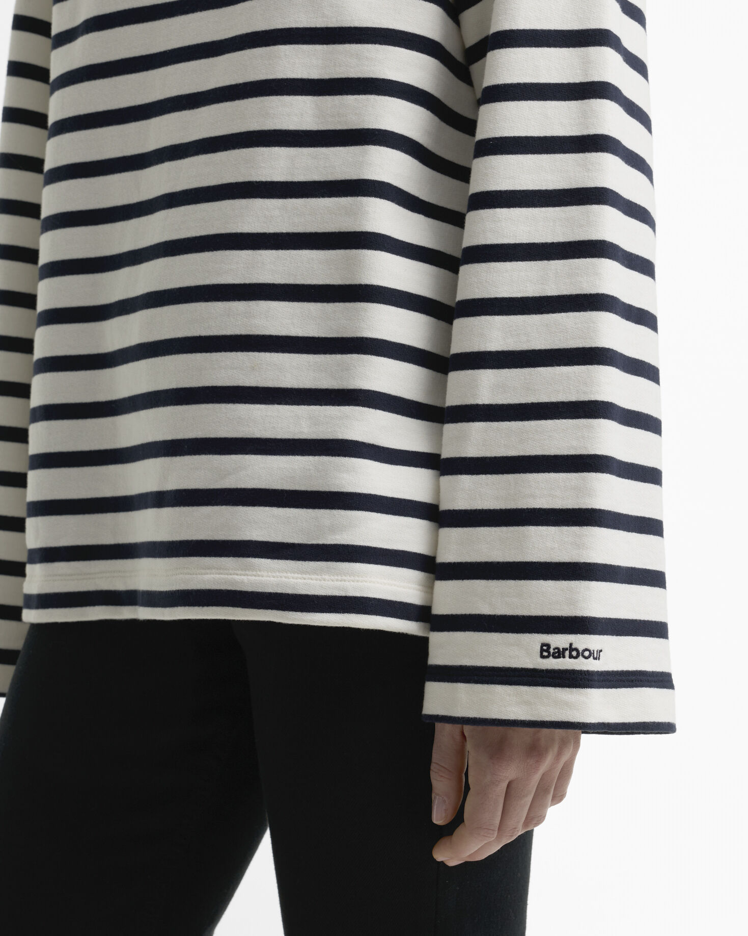 Amryn Striped Long-Sleeved T-Shirt Cloud/Dk Navy