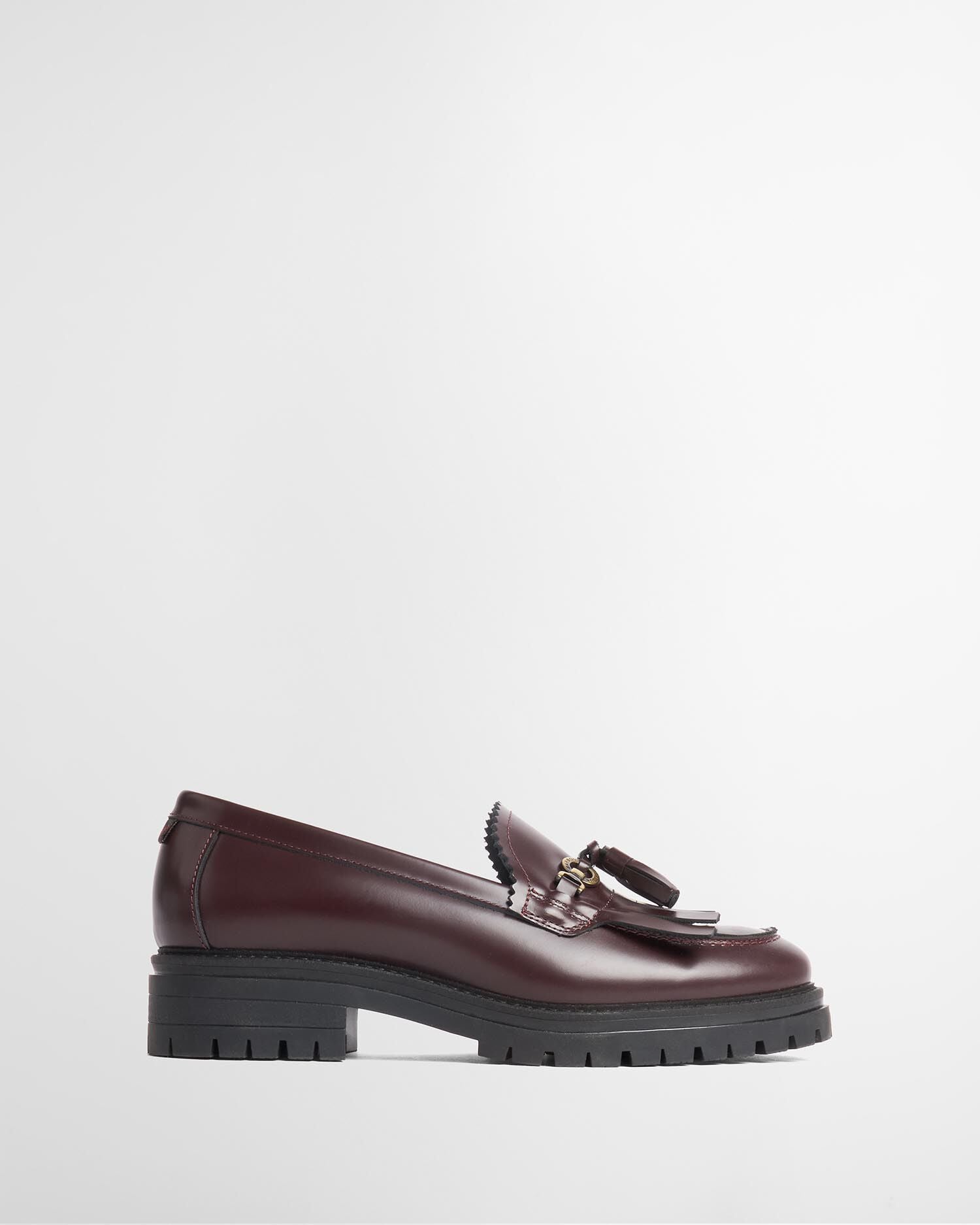 Barbour Loafer Ava Leather Cherry Glace