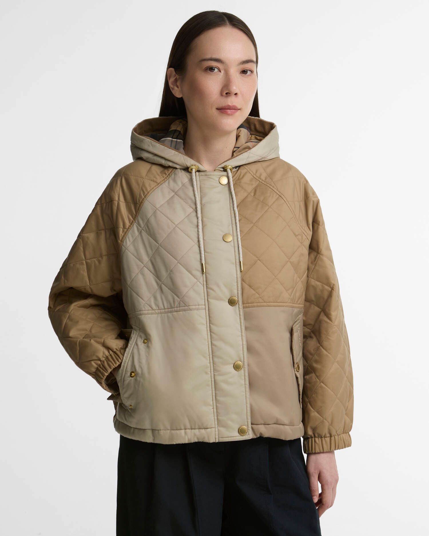 Ada Quilted Jacket Mist/Washed Stone/Trench/Dress image number 0