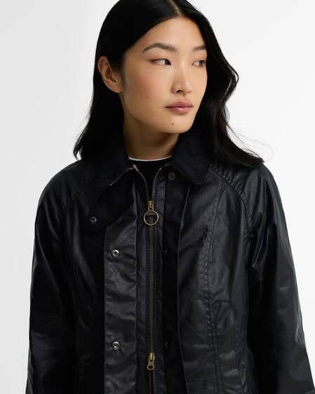 Beadnell&reg; Waxed Jacket Classic Navy