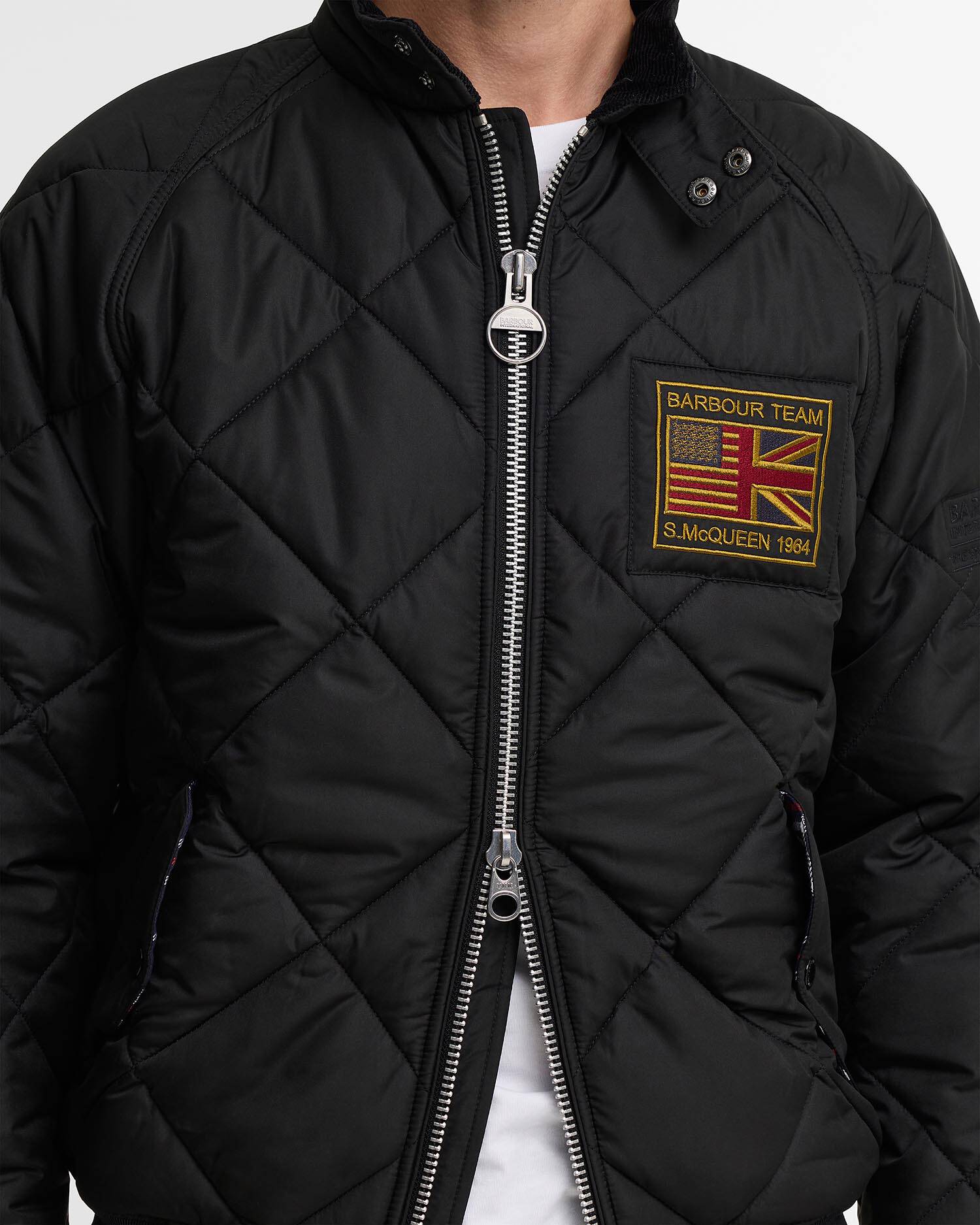 Merchant Quilted Jacket Classic Black image number 4