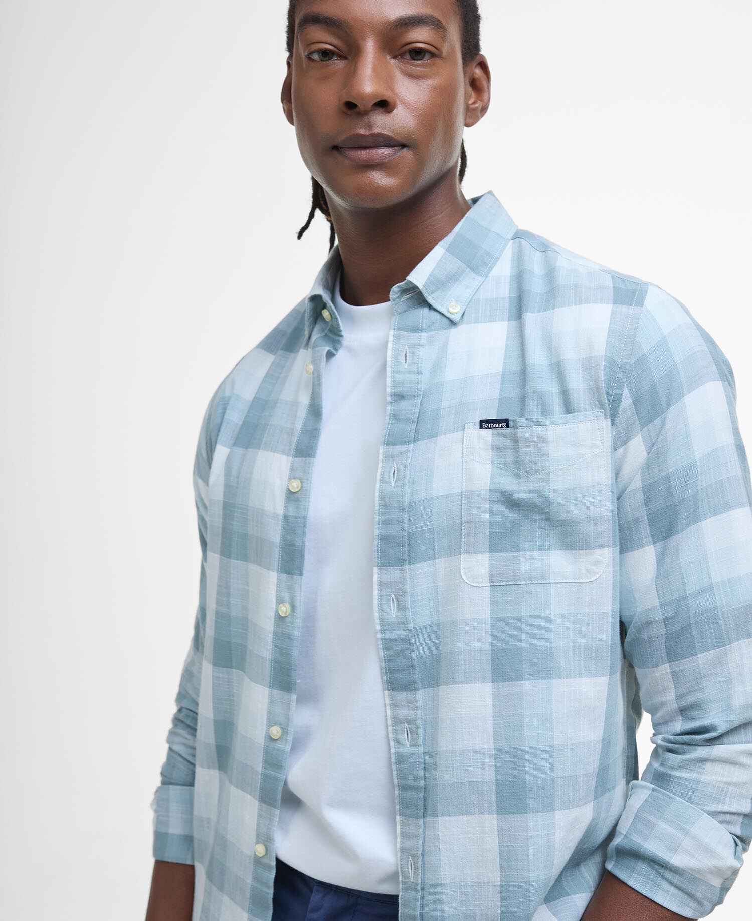 Hillroad Tailored Long-Sleeved Shirt Vintage Teal