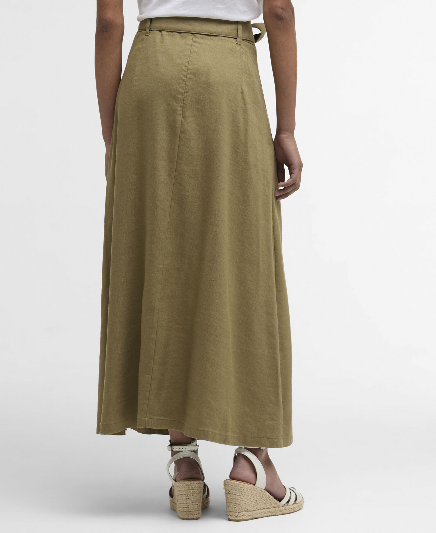 Gabby Maxi Skirt Bleached Olive