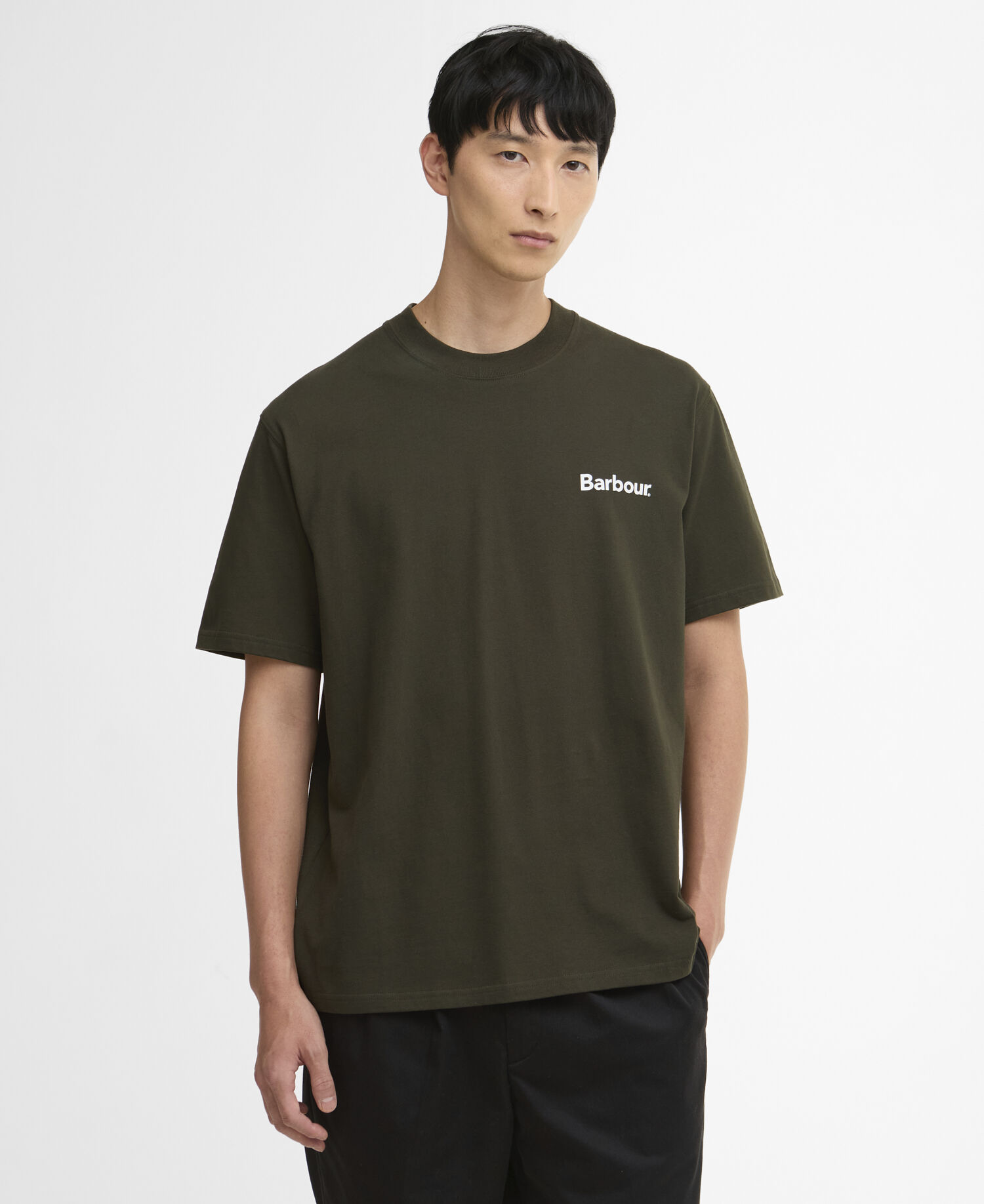 T-Shirt Crossby Archive Logo Oversized Sage