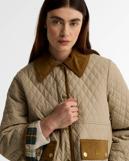Whickham Quilted Jacket Lt Trench/Ancient