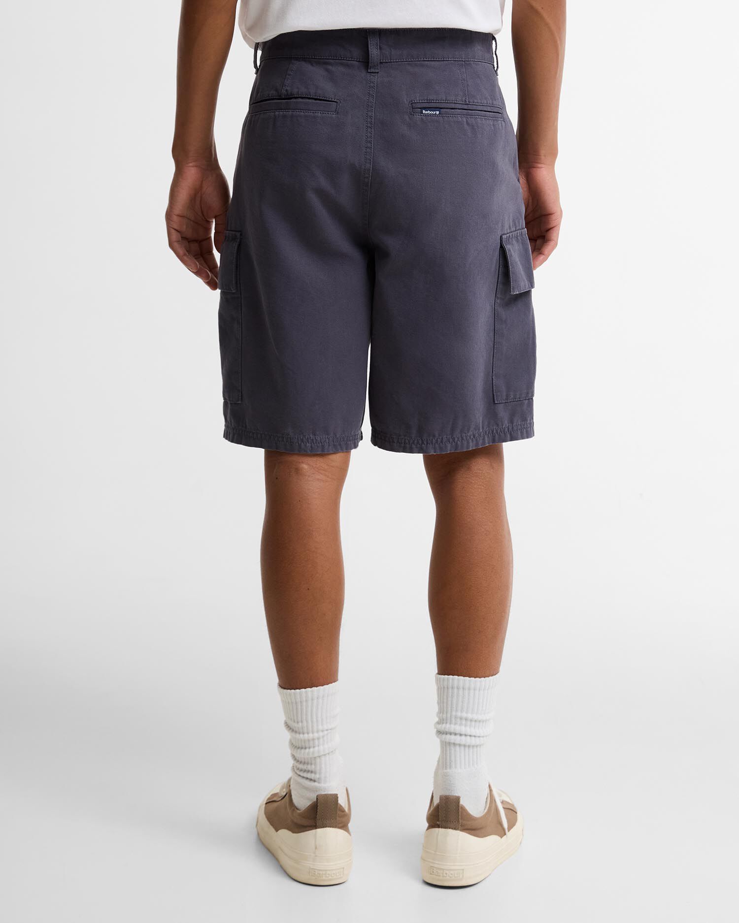 Wetheral Cargo Shorts Washed Navy