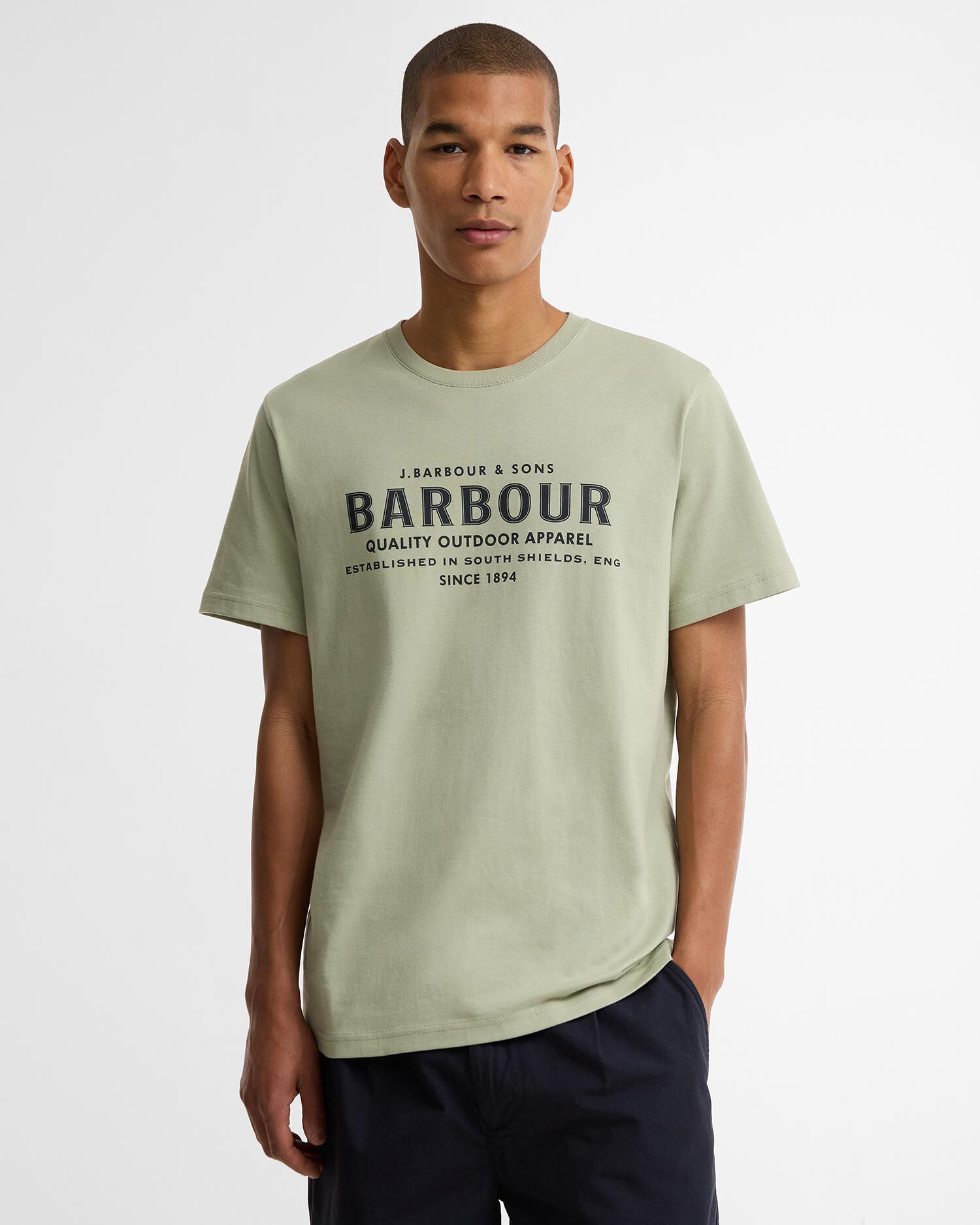 Moorside Logo T-Shirt Mineral Green
