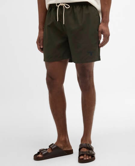 Badeshorts Water Reactive Tartan Olive