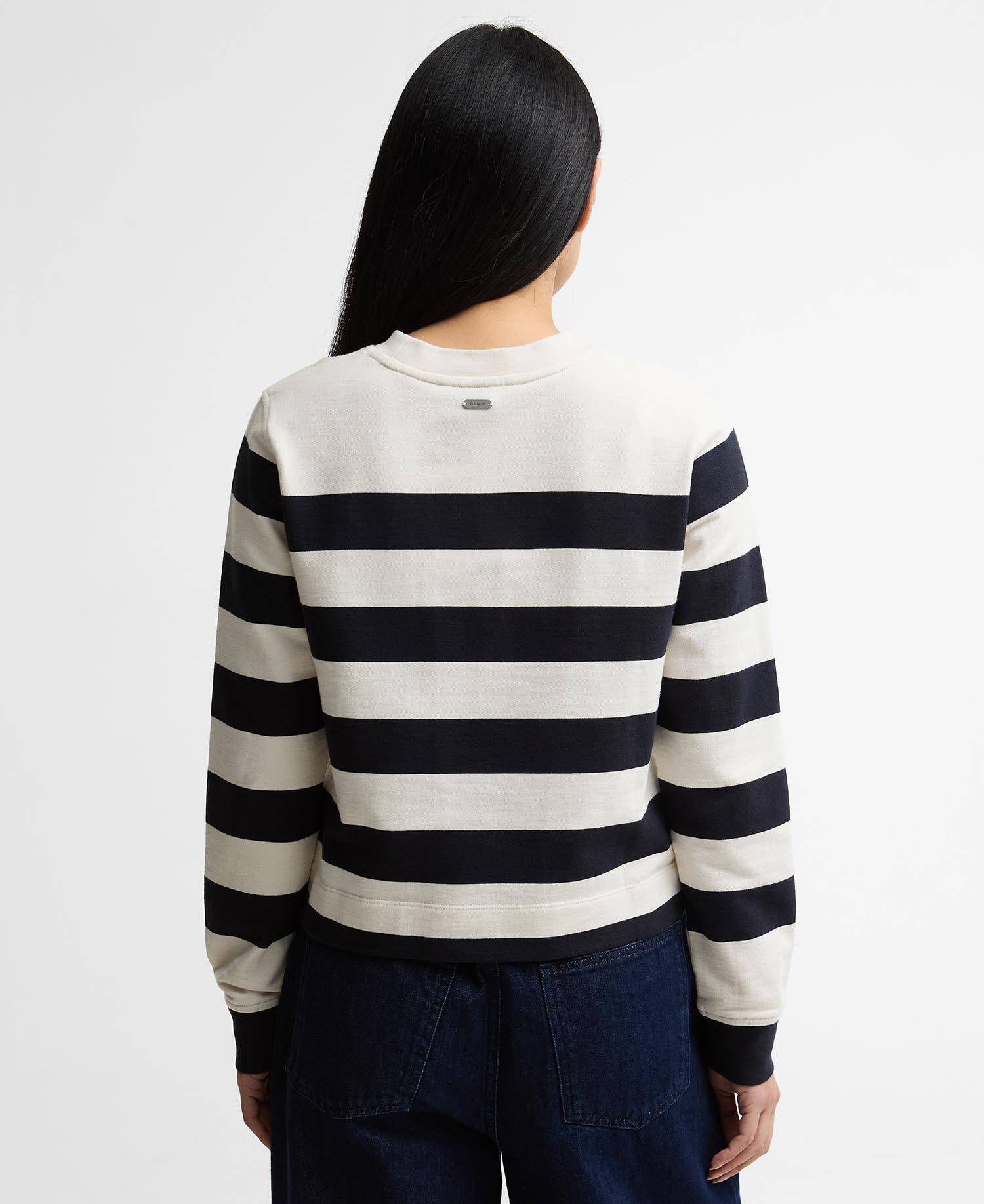 Sweatshirt Aylesby Striped Dark Navy/Cloud Stripe image number 2