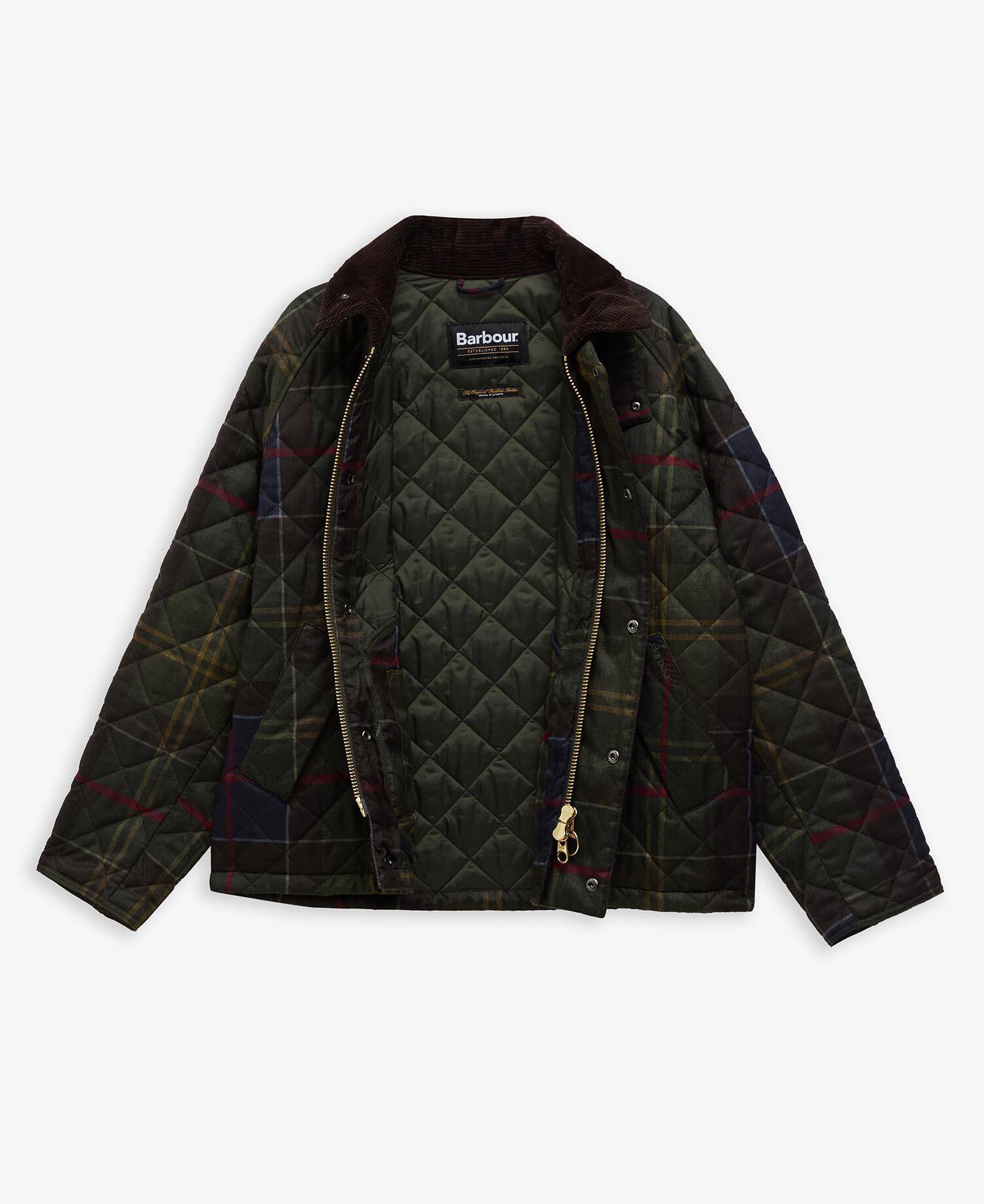 Tartan Transport Quilted Jacket Classic Tartan image number 7