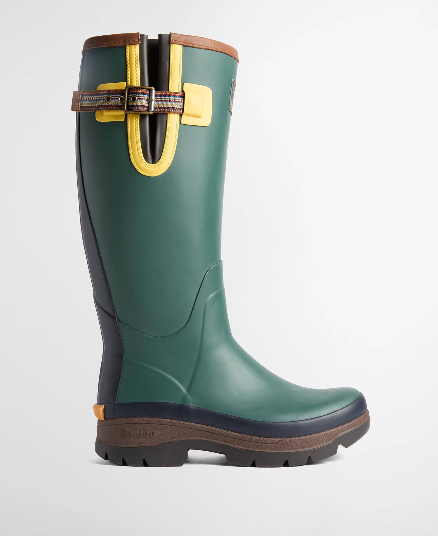 Paul Smith Loves Barbour Damen Gummistiefel Bottle Green image number 0