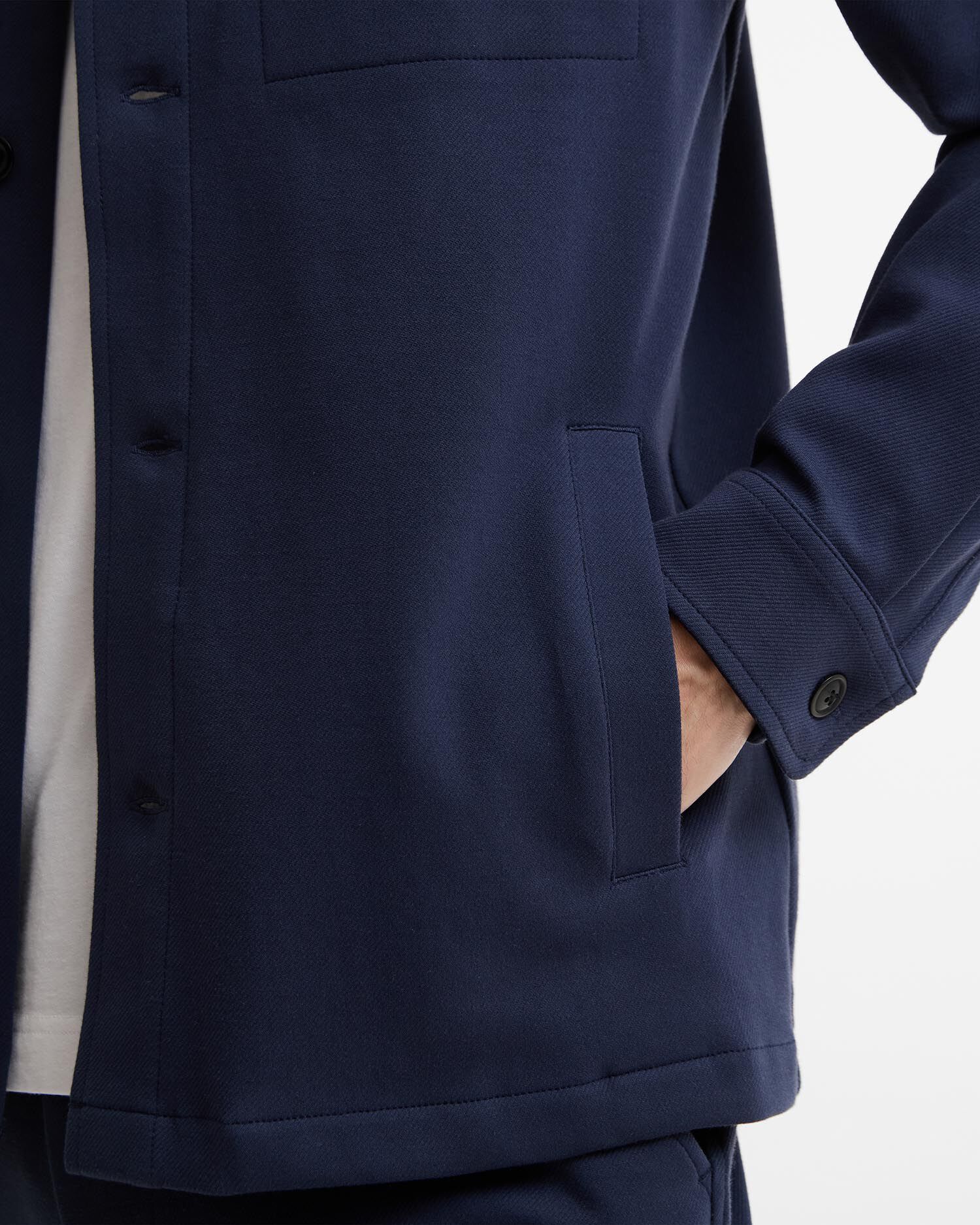 Overshirt Esh Twill Oxford Navy