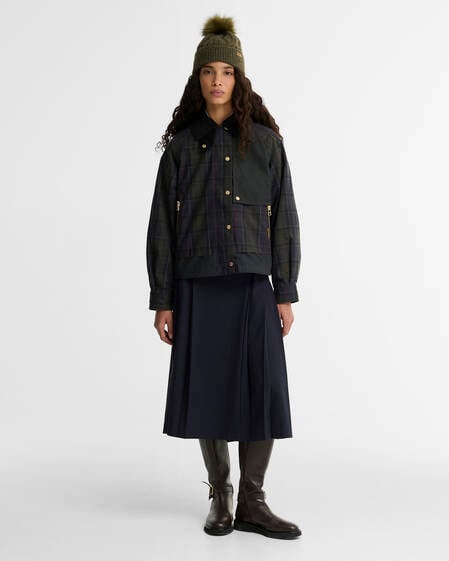Truro Check Casual Jacket Shadow Classic/Dk Fern/Mixed Tartan