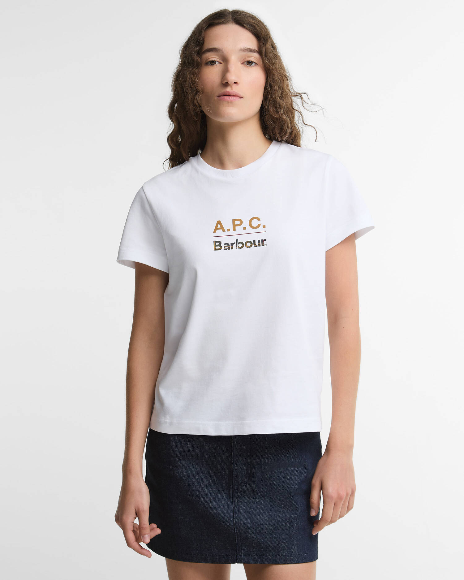 Barbour x A.P.C. T -Shirt Damen Off White image number 0